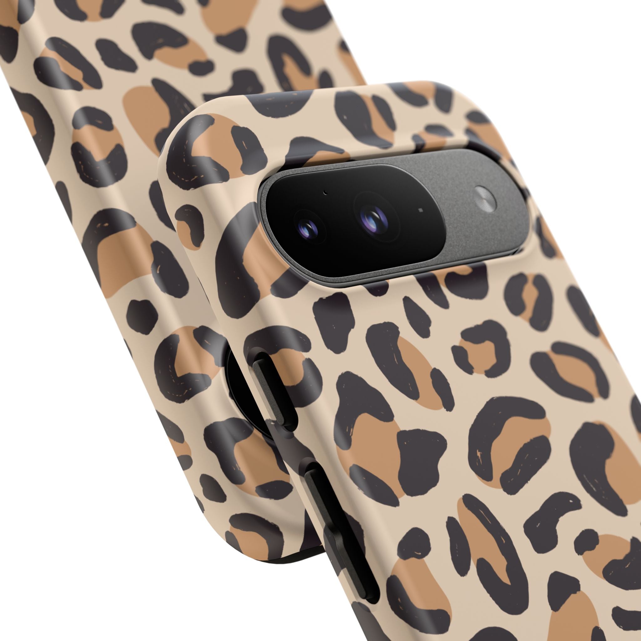 Leopard Print Tough Phone Case — Stylish Protective Phone Cover