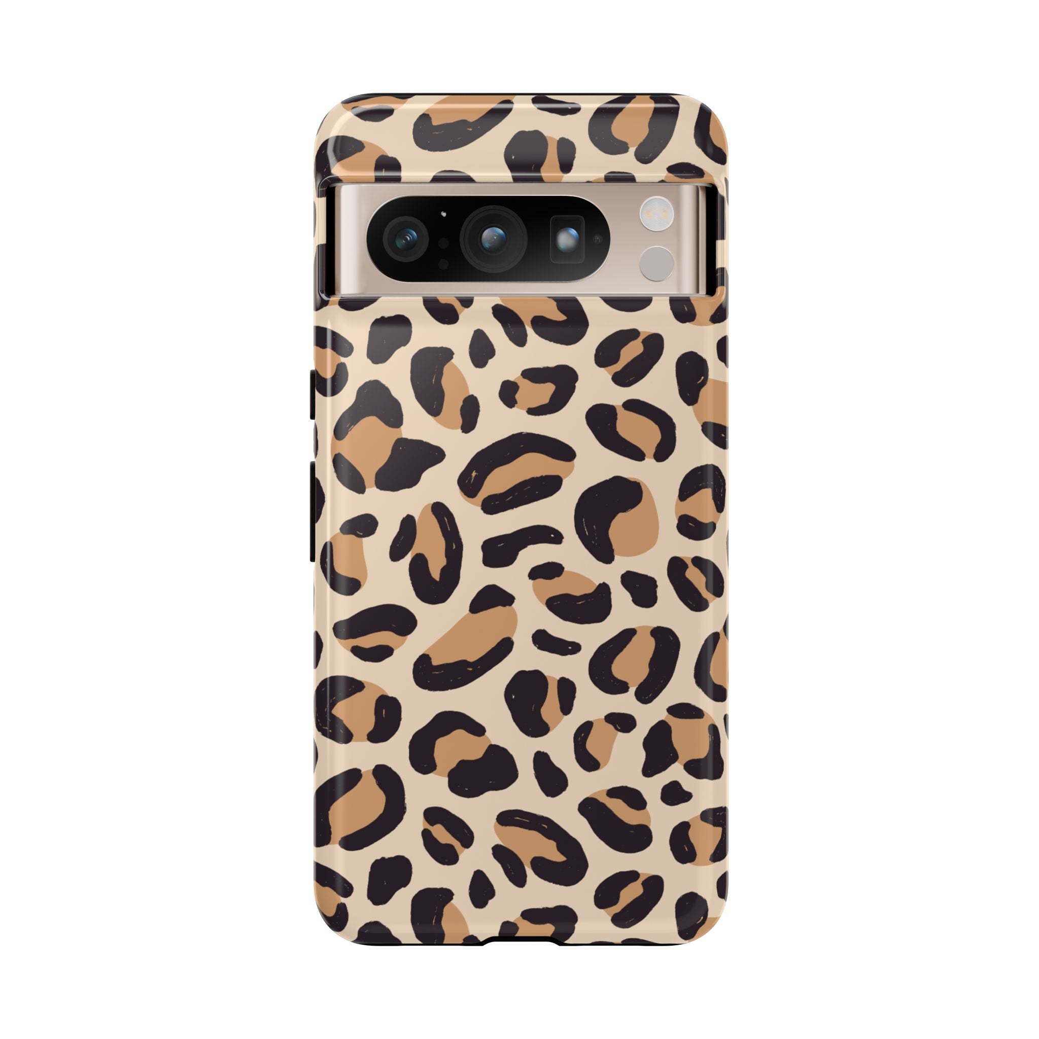 Leopard Print Tough Phone Case — Stylish Protective Phone Cover