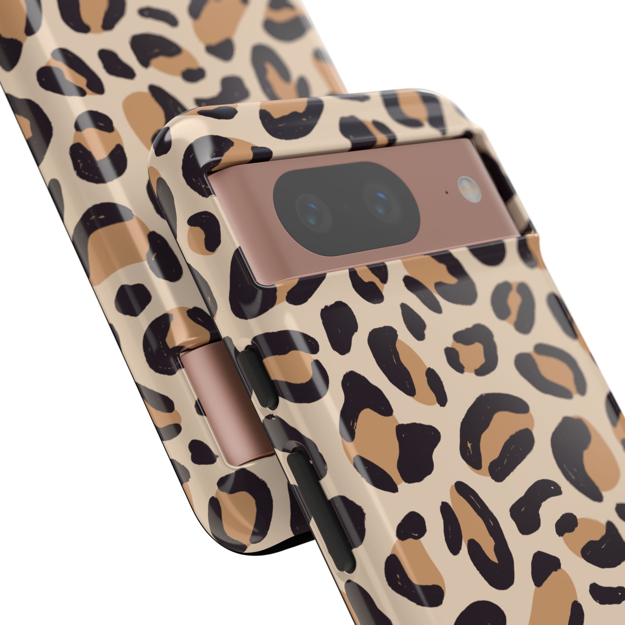 Leopard Print Tough Phone Case — Stylish Protective Phone Cover