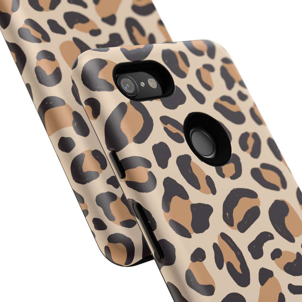 Leopard Print Tough Phone Case — Stylish Protective Phone Cover
