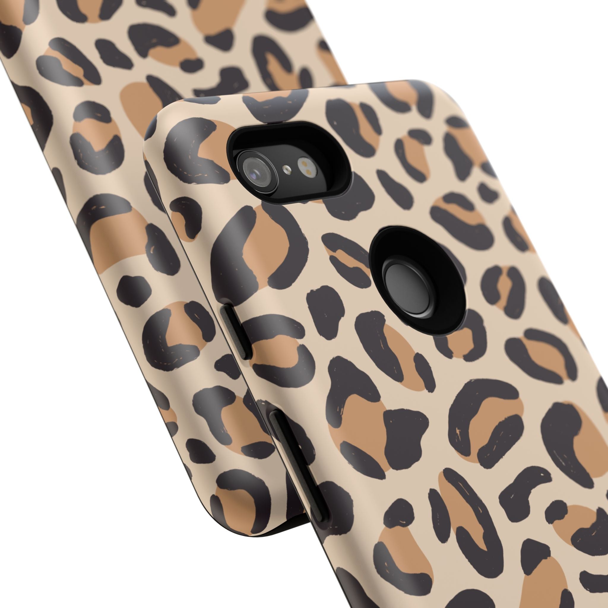 Leopard Print Tough Phone Case — Stylish Protective Phone Cover