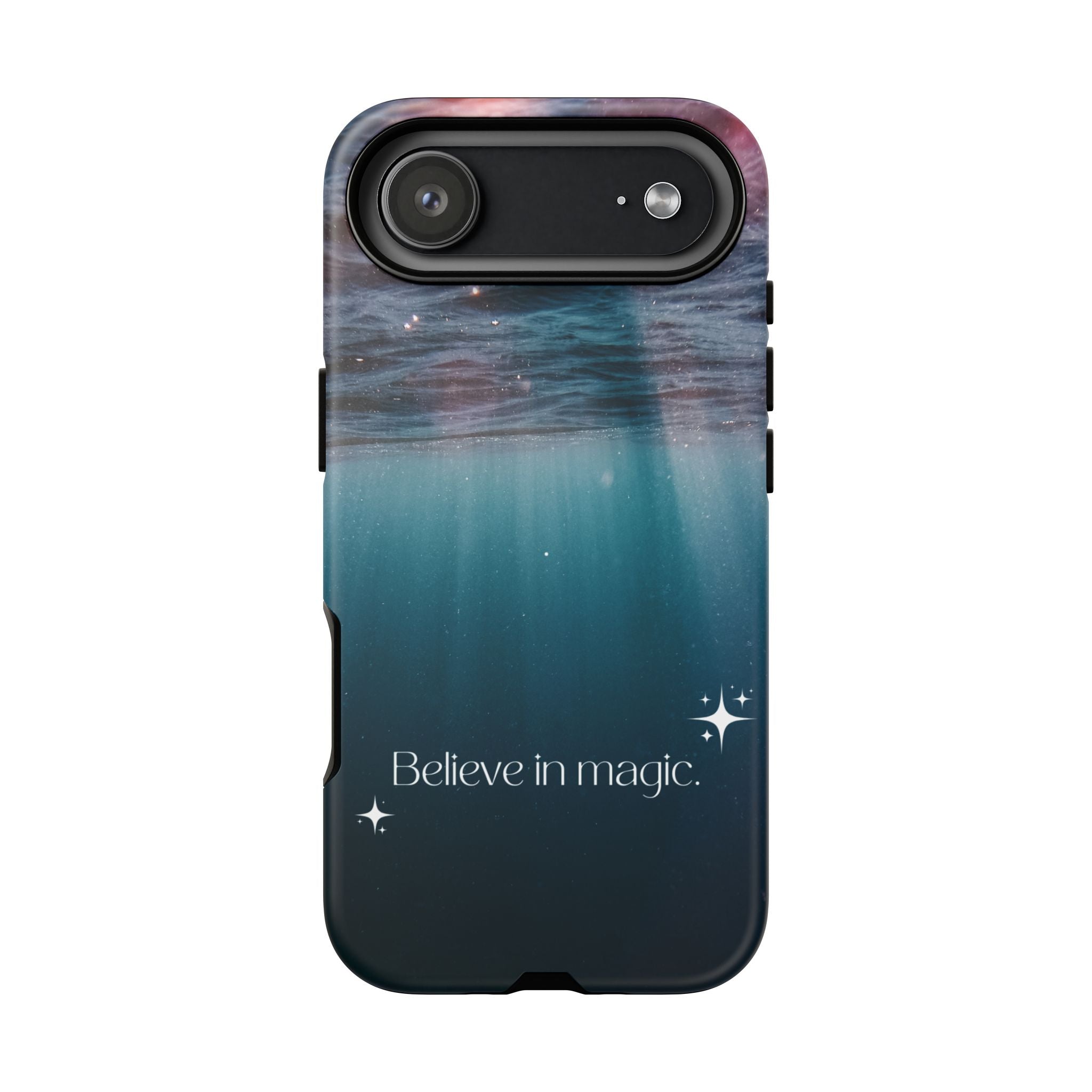 Believe in Magic Phone Case — Galaxy Ocean Phone Case