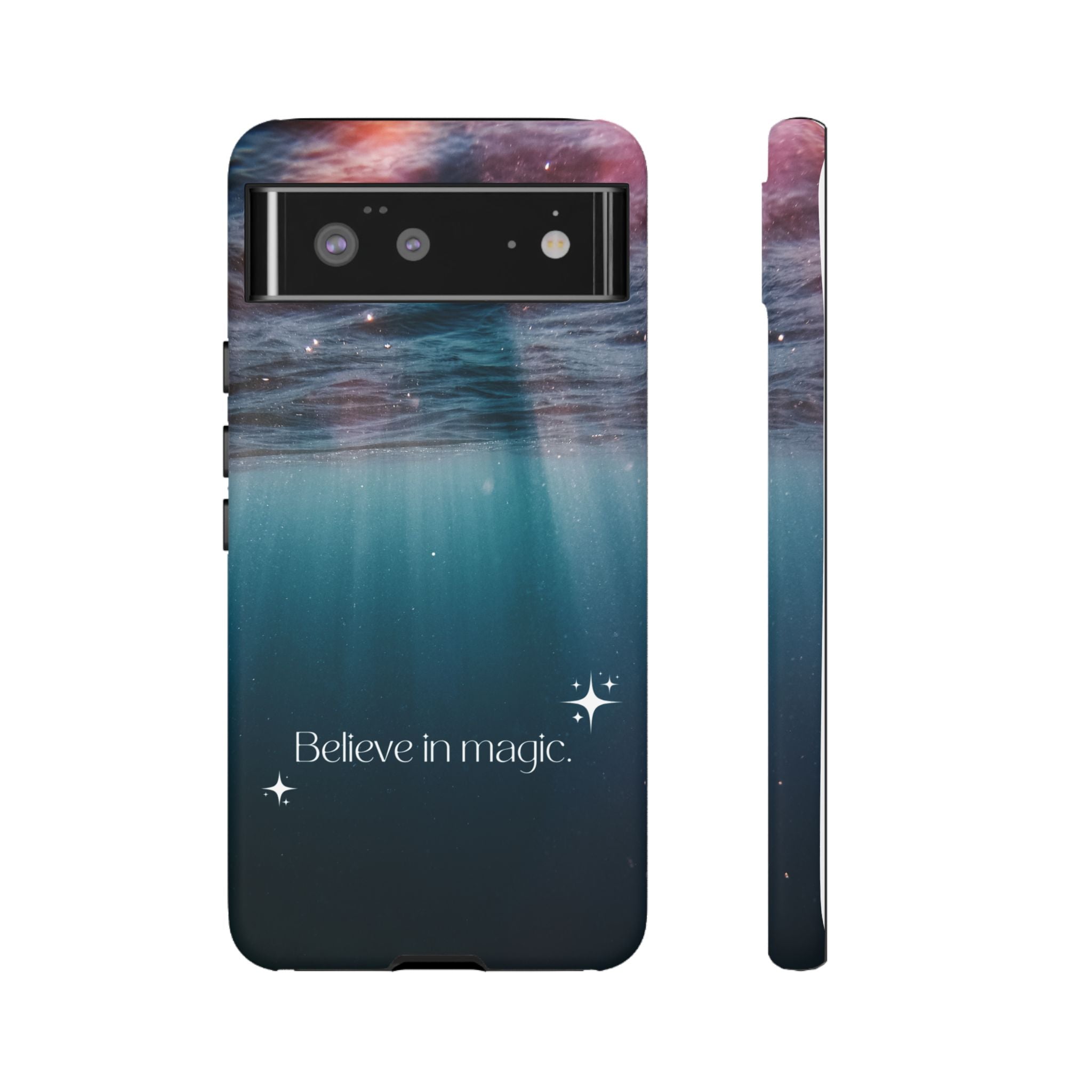Believe in Magic Phone Case — Galaxy Ocean Phone Case