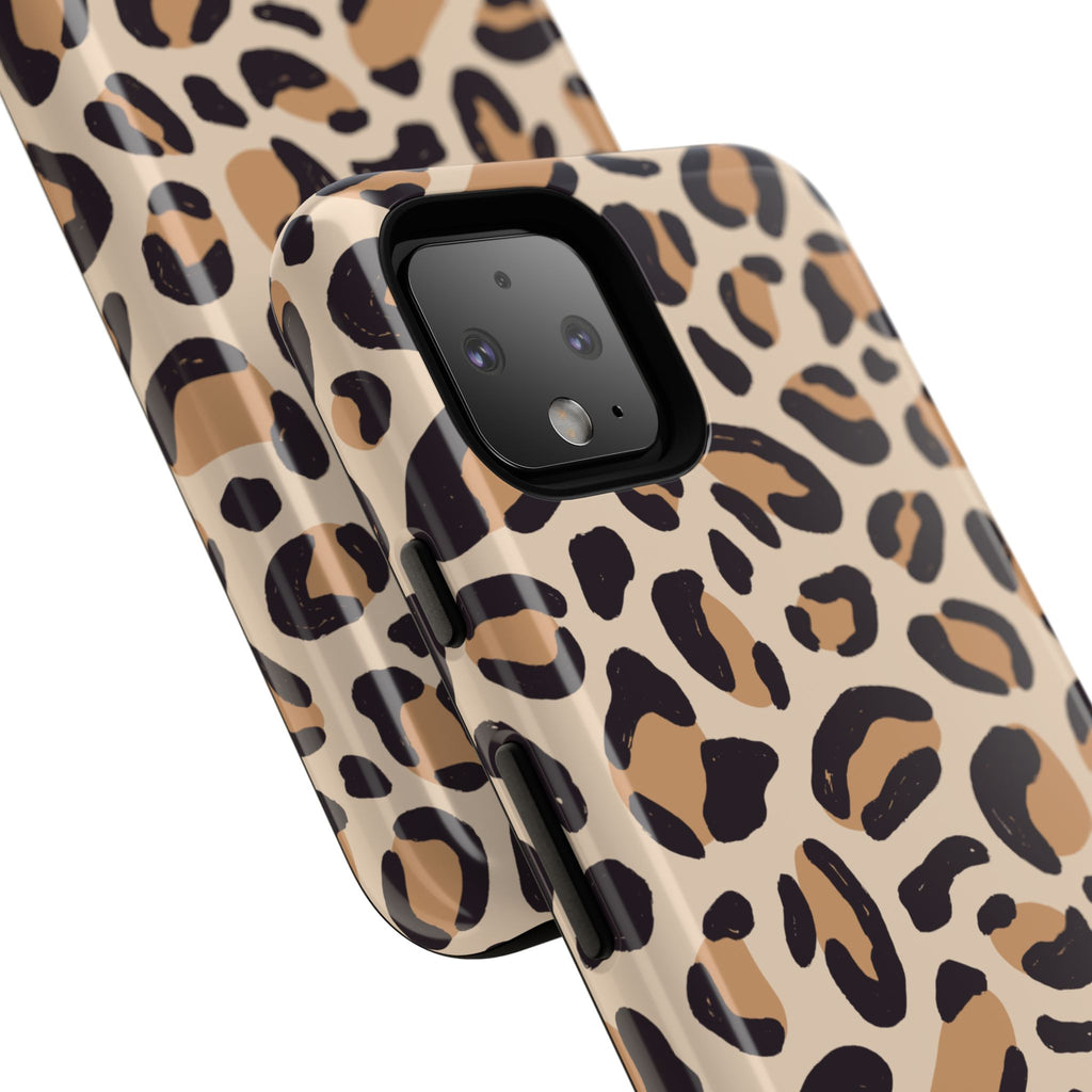 Leopard Print Tough Phone Case — Stylish Protective Phone Cover