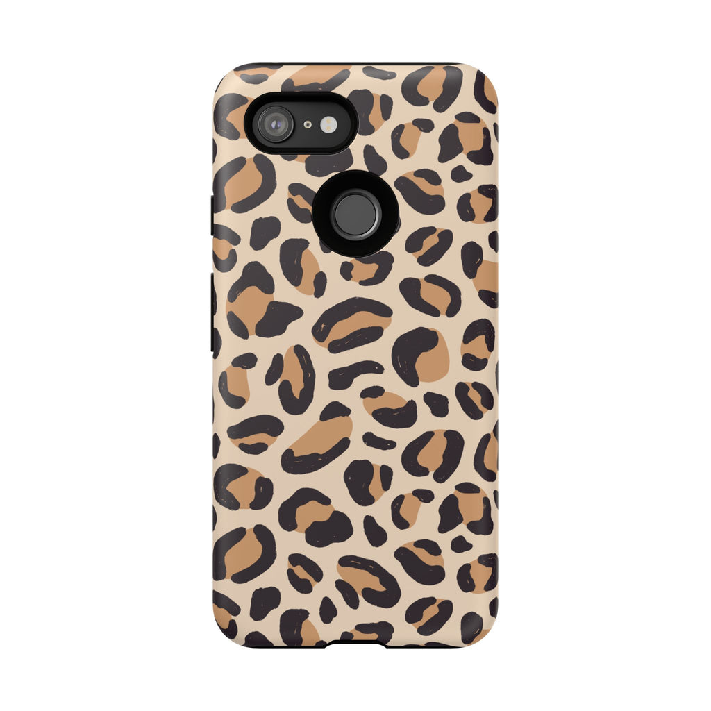 Leopard Print Tough Phone Case — Stylish Protective Phone Cover