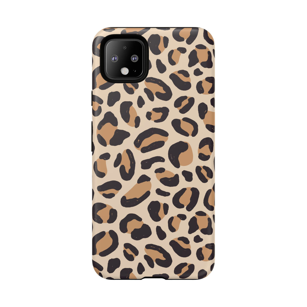 Leopard Print Tough Phone Case — Stylish Protective Phone Cover