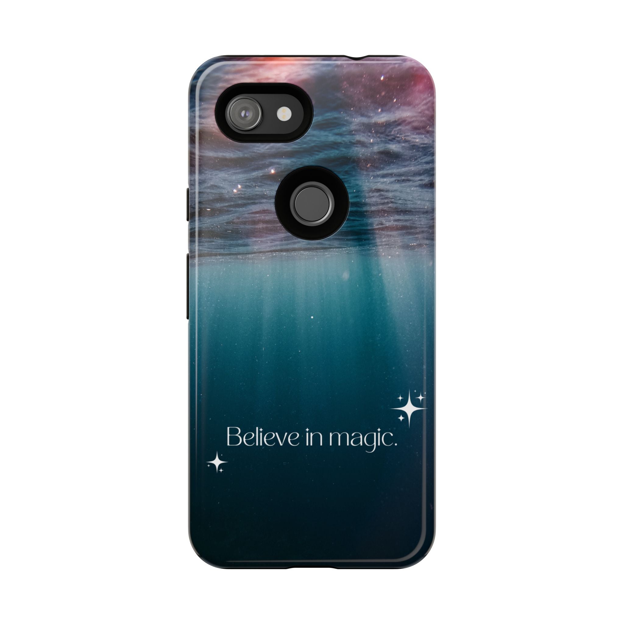 Believe in Magic Phone Case — Galaxy Ocean Phone Case