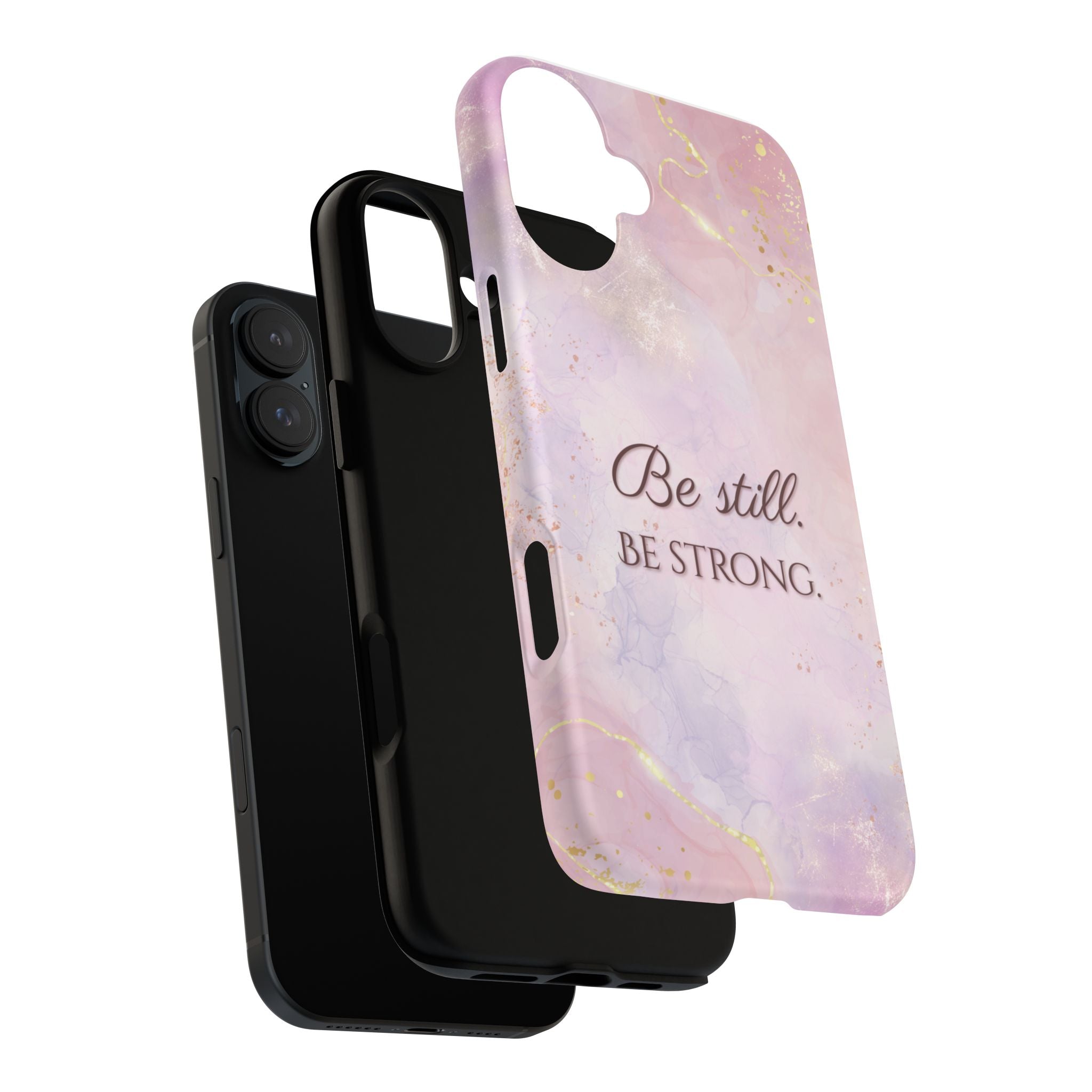 Be Still, Be Strong Marble Phone Case