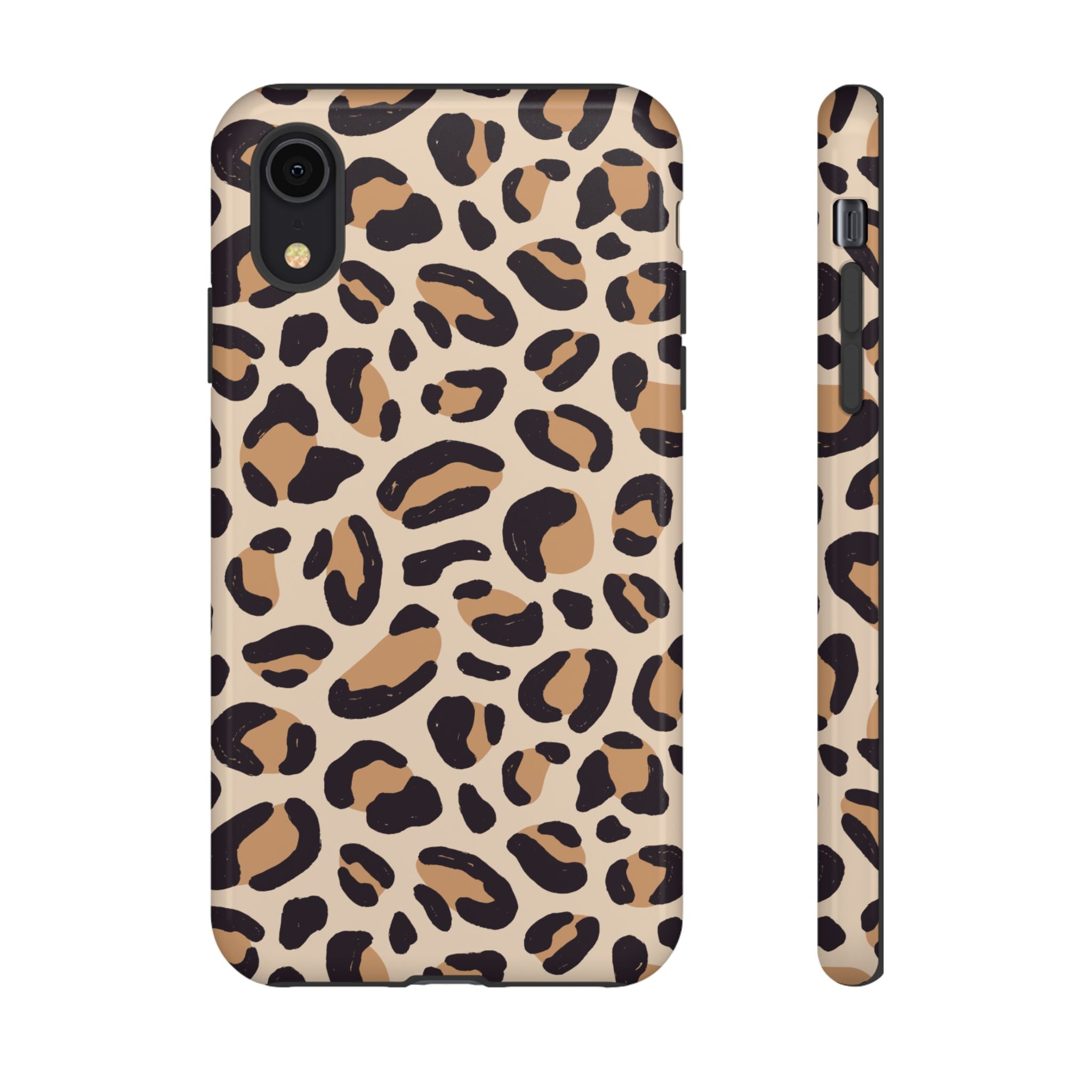 Leopard Print Tough Phone Case — Stylish Protective Phone Cover