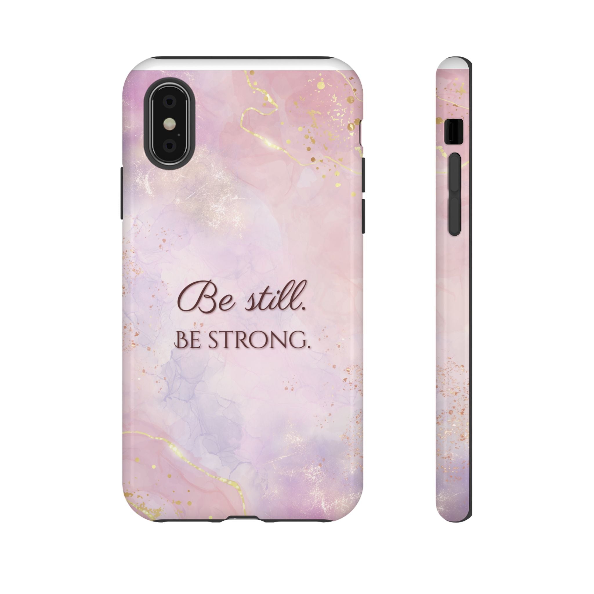 Be Still, Be Strong Marble Phone Case
