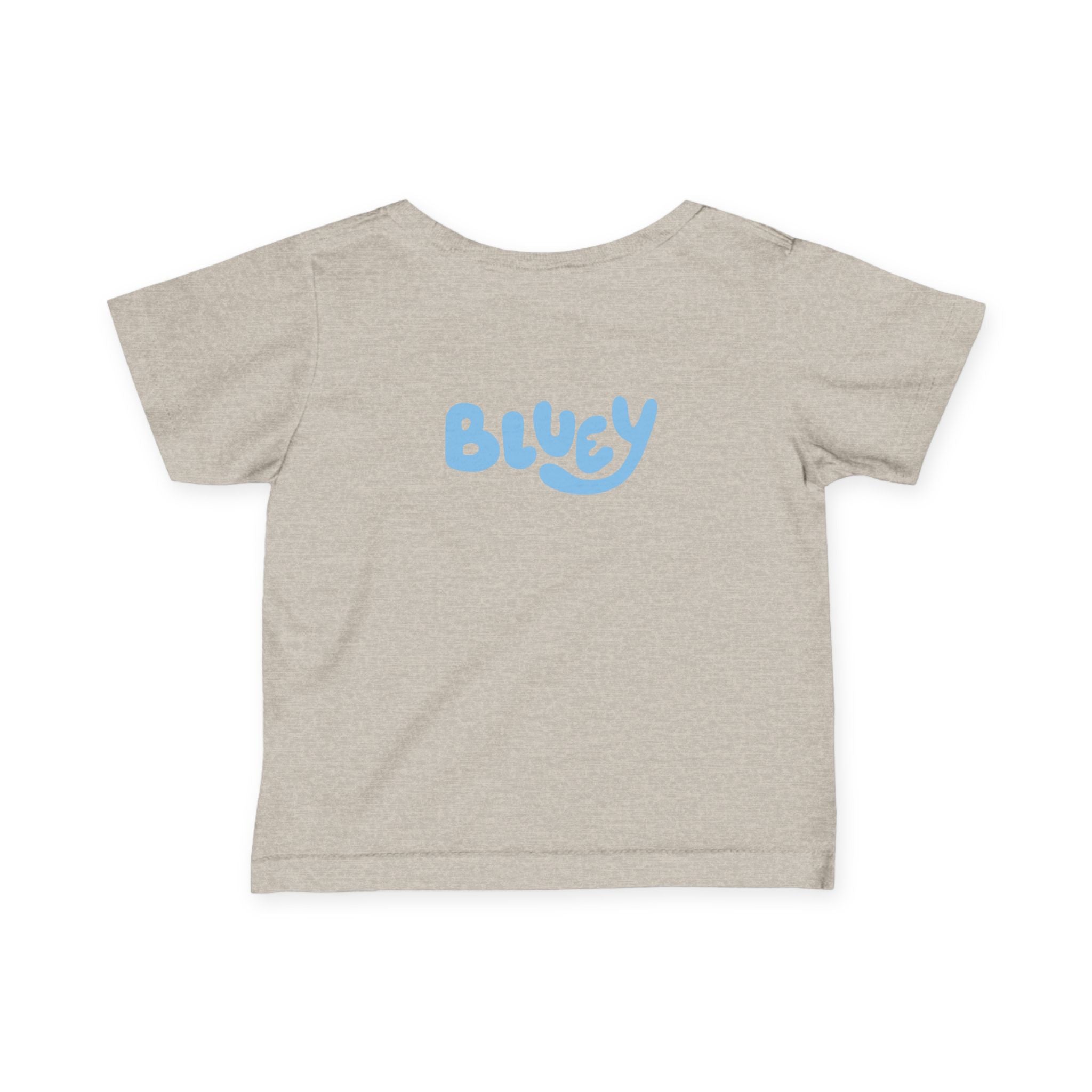 Bluey Family Infant Tee — Bluey Characters Front & Back Baby T‑Shirt