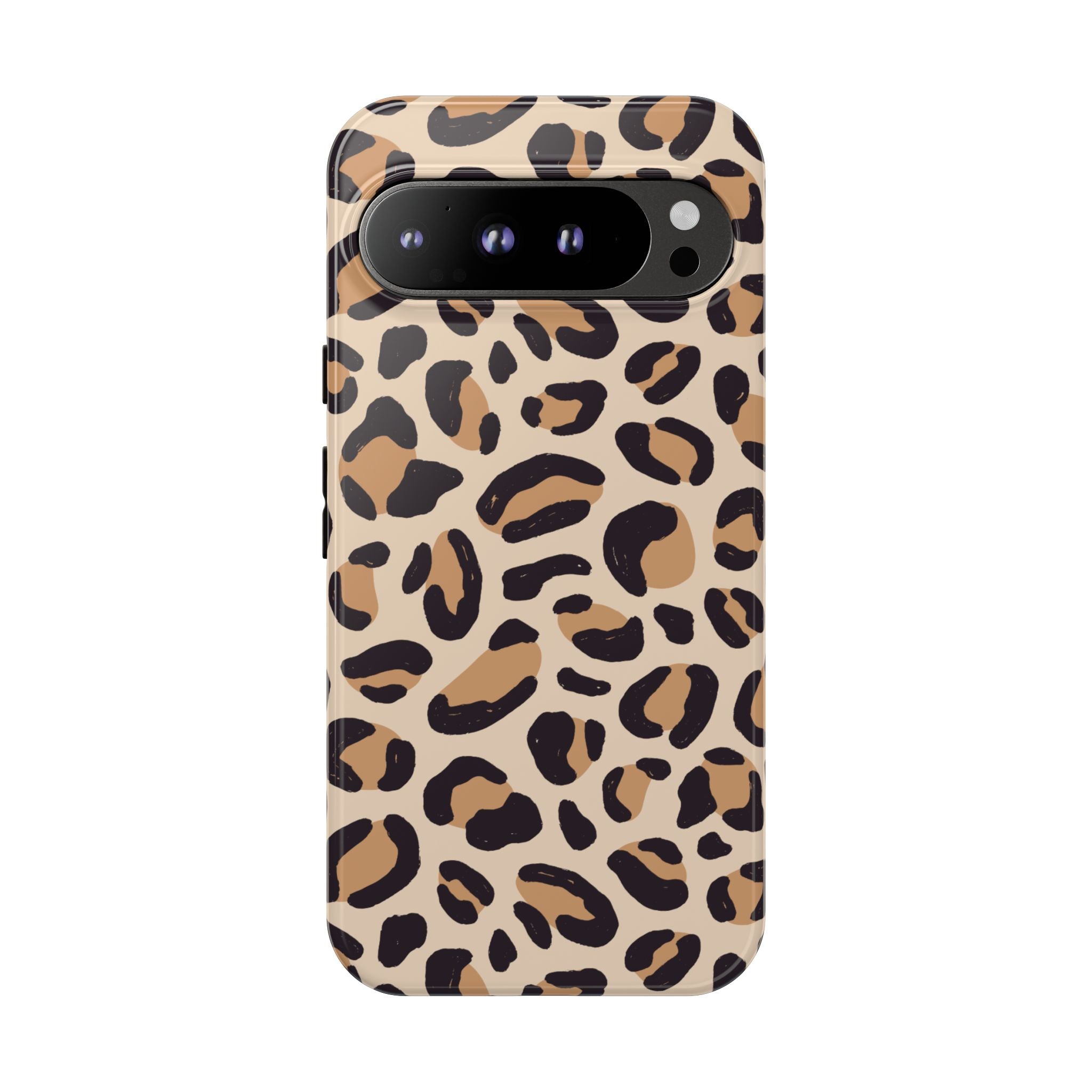 Leopard Print Tough Phone Case — Stylish Protective Phone Cover