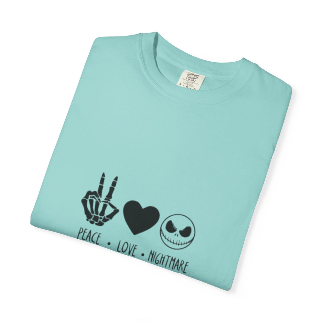 Peace • Love • Nightmare T-Shirt — Jack Skellington Inspired Graphic Tee