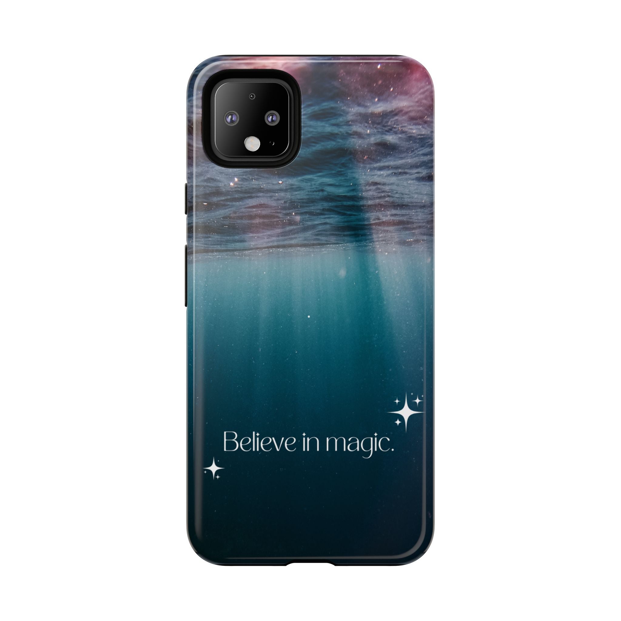 Believe in Magic Phone Case — Galaxy Ocean Phone Case