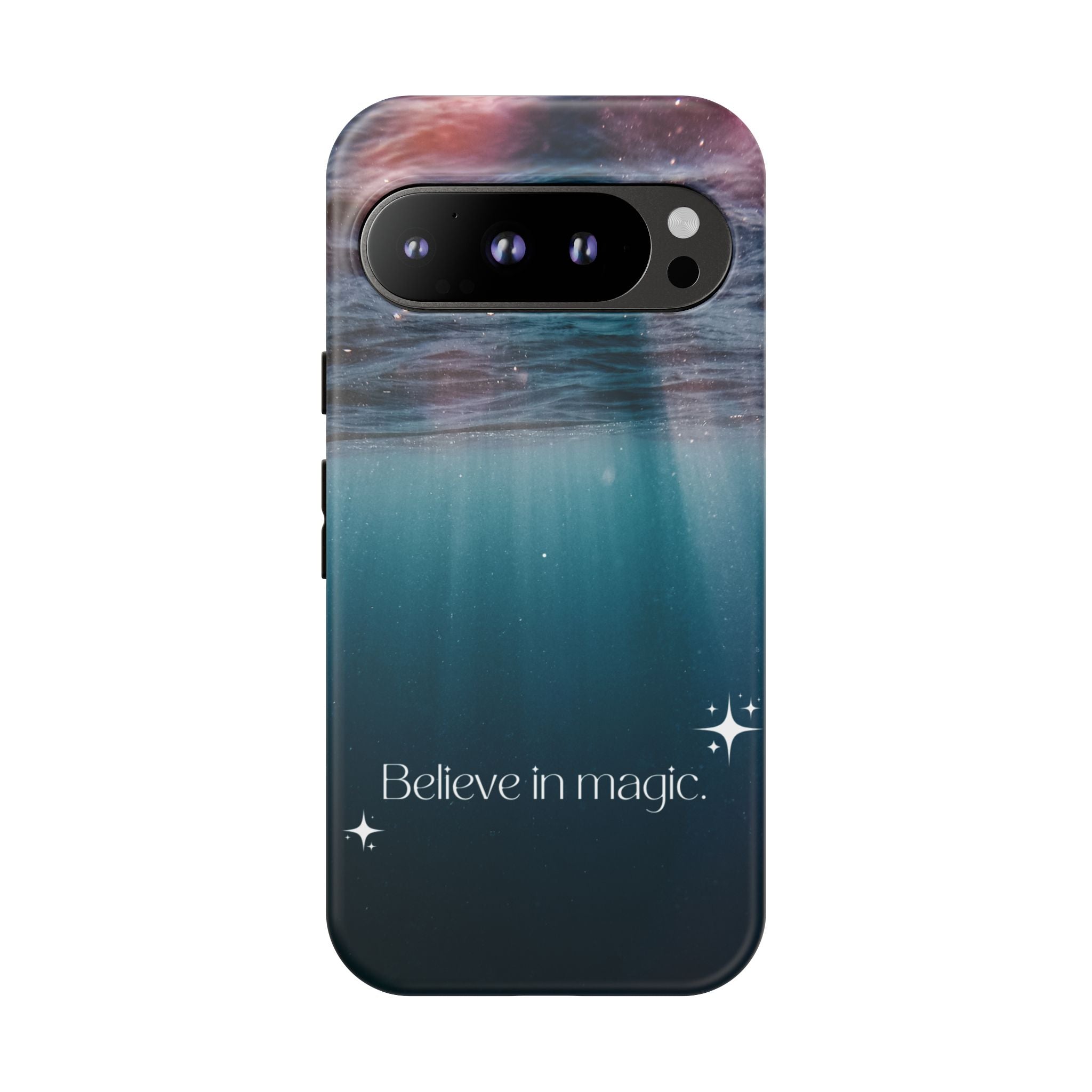 Believe in Magic Phone Case — Galaxy Ocean Phone Case