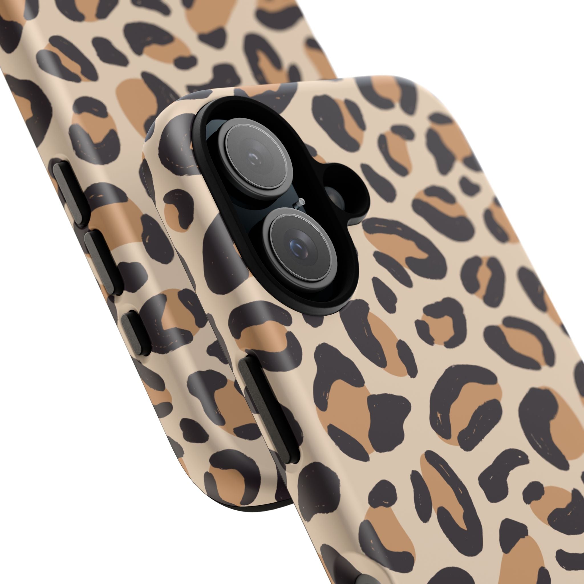 Leopard Print Tough Phone Case — Stylish Protective Phone Cover