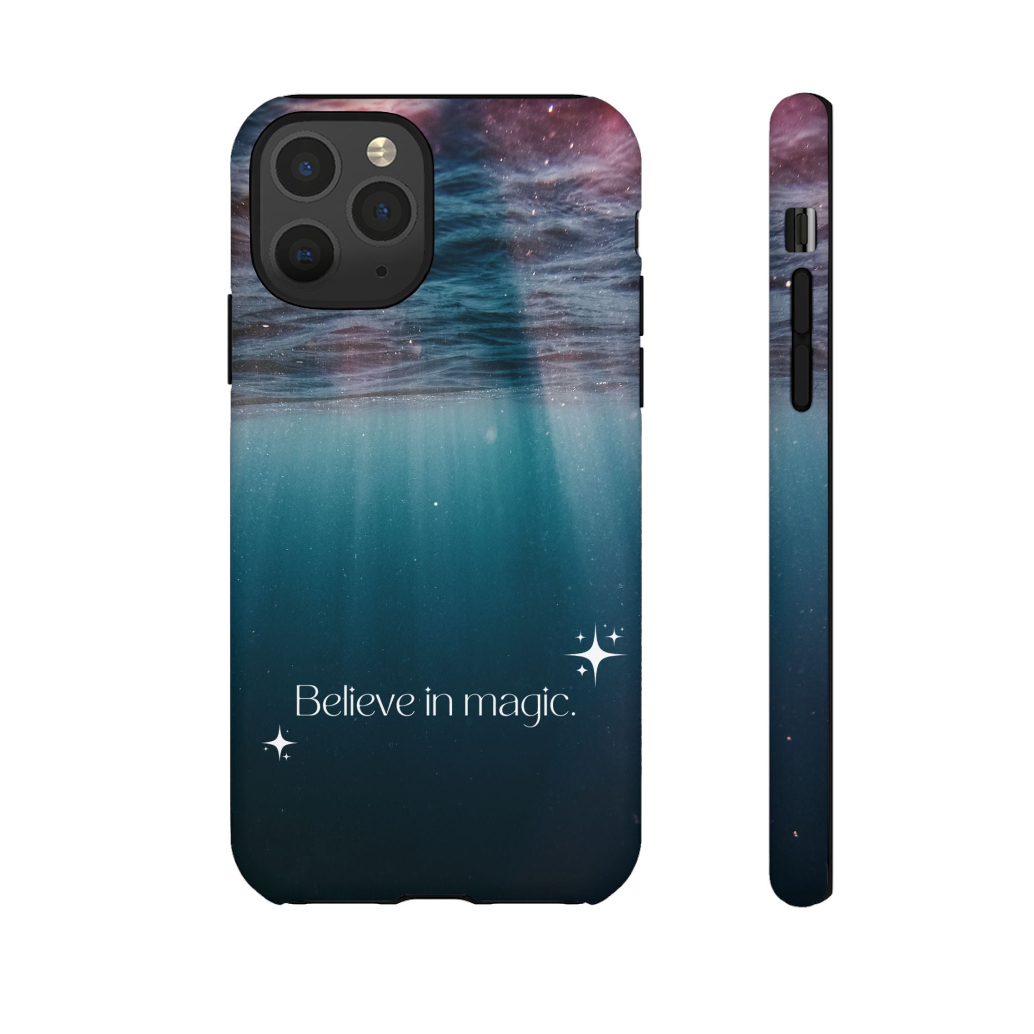 Believe in Magic Phone Case — Galaxy Ocean Phone Case