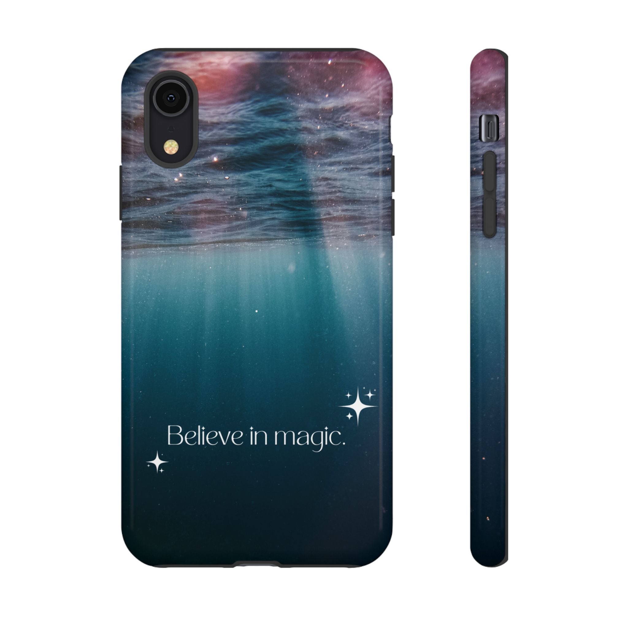 Believe in Magic Phone Case — Galaxy Ocean Phone Case