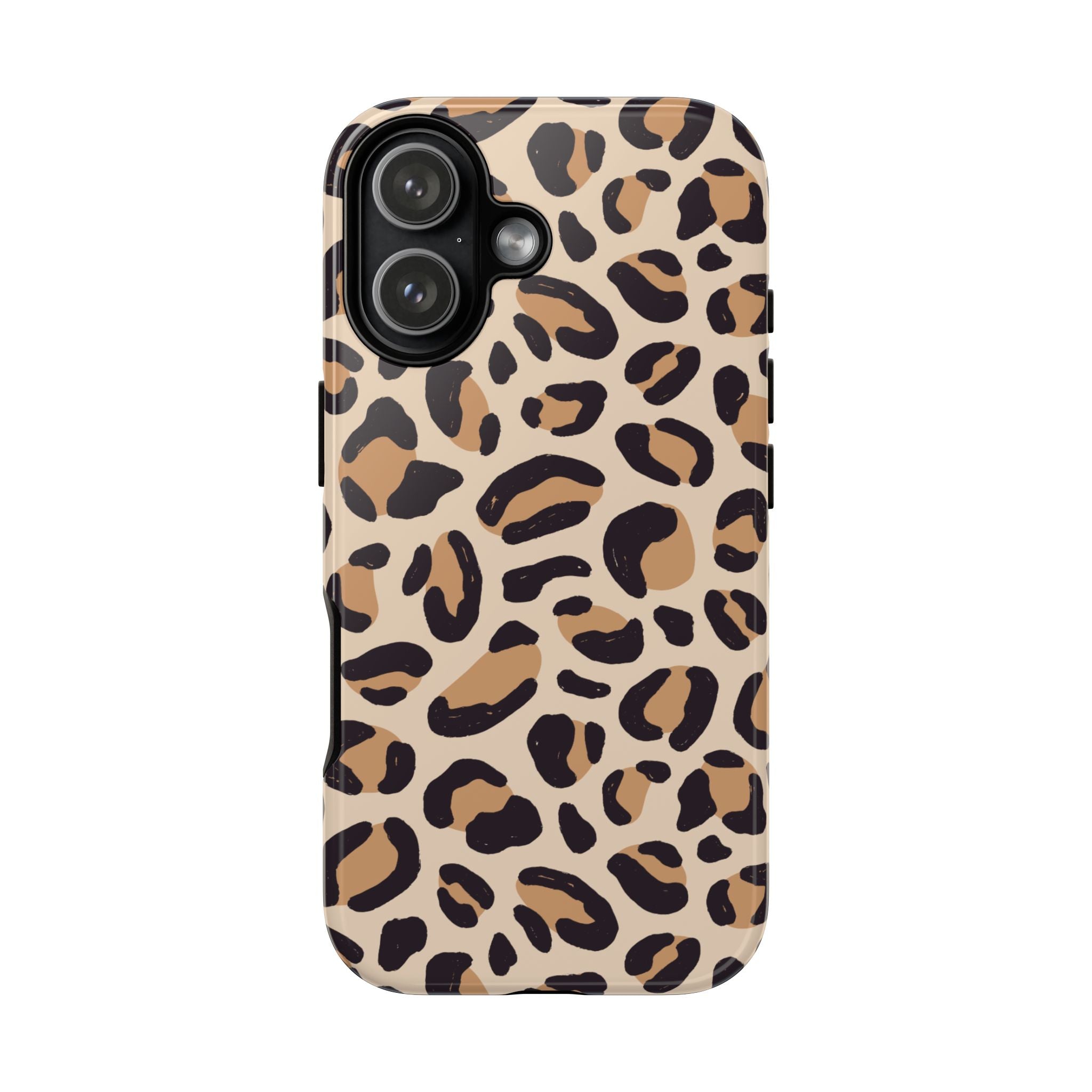 Leopard Print Tough Phone Case — Stylish Protective Phone Cover