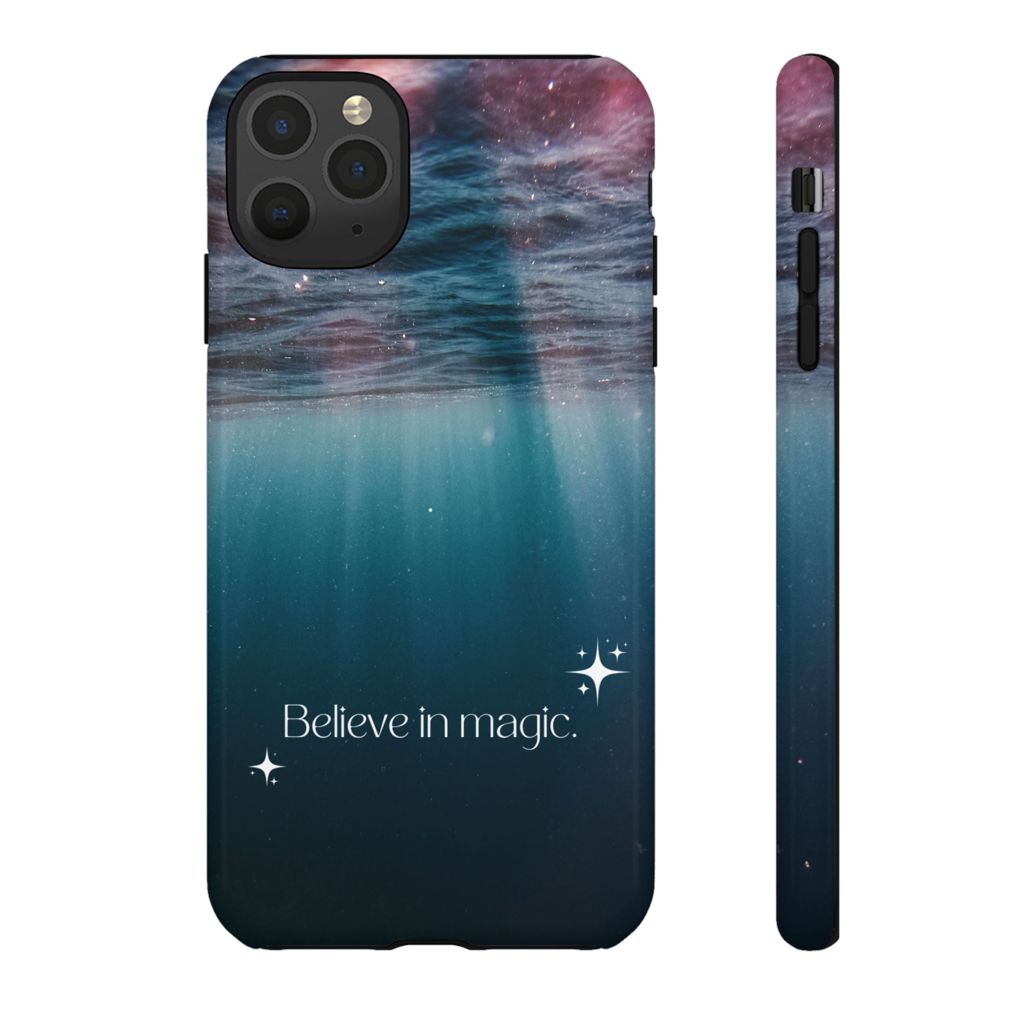 Believe in Magic Phone Case — Galaxy Ocean Phone Case