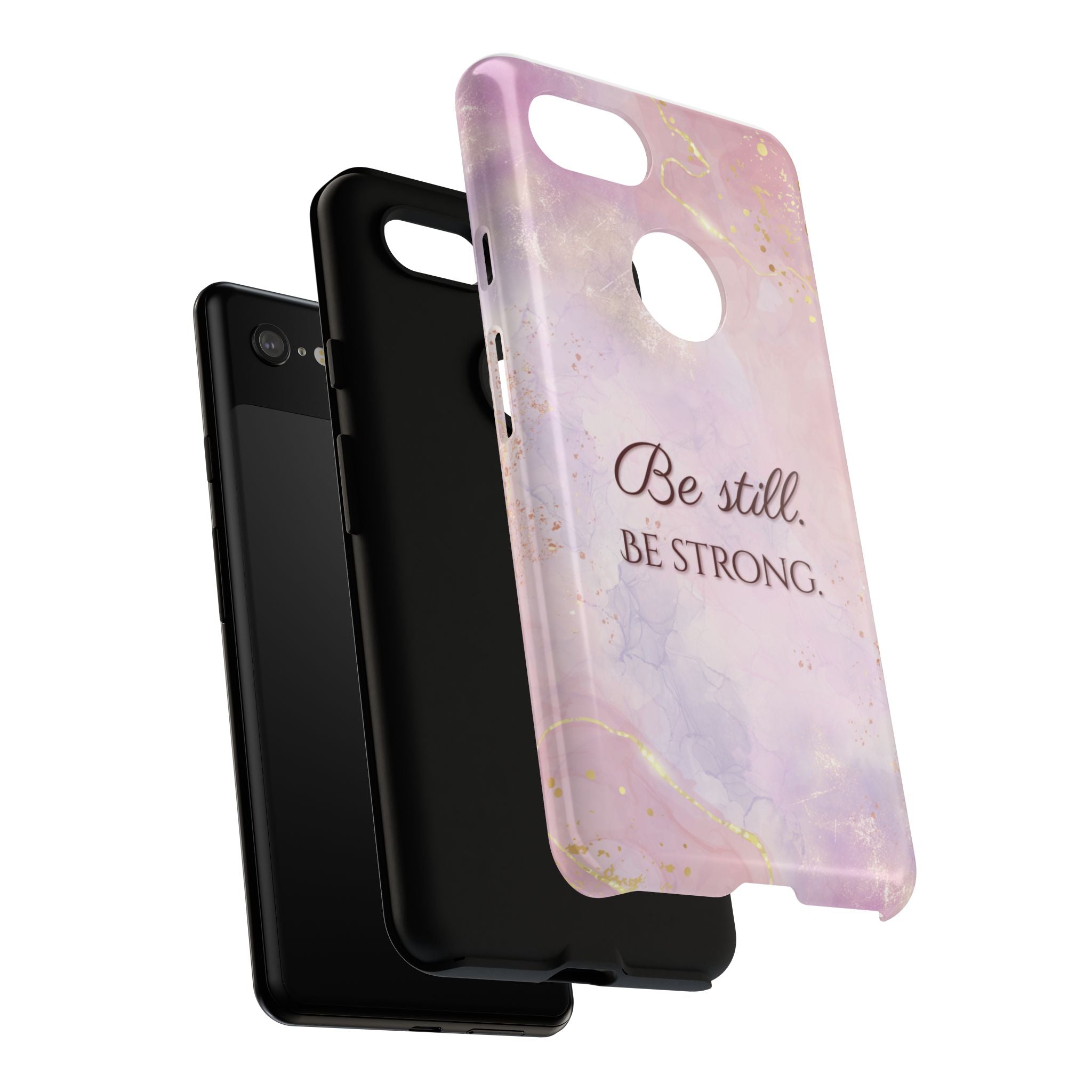 Be Still, Be Strong Marble Phone Case