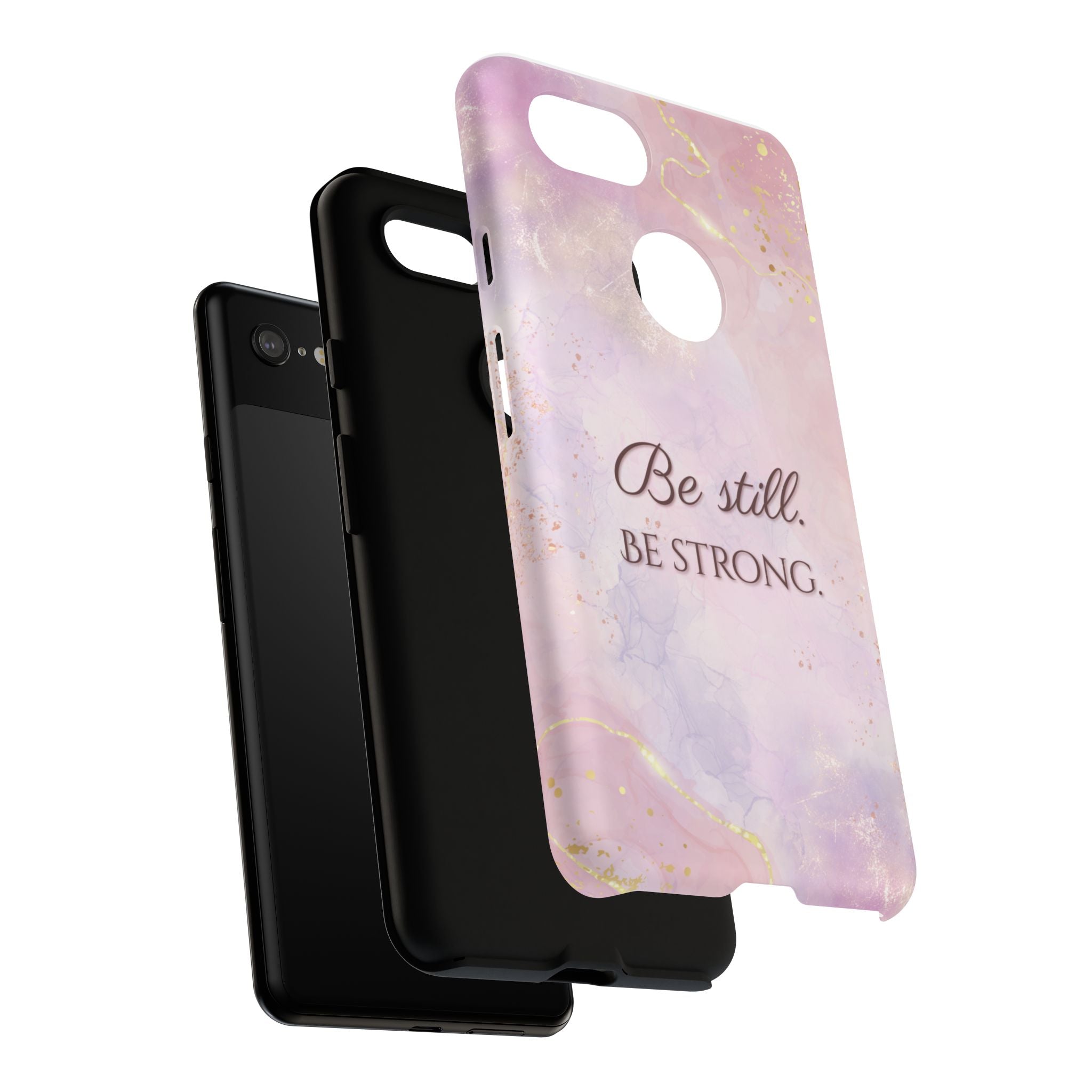 Be Still, Be Strong Marble Phone Case