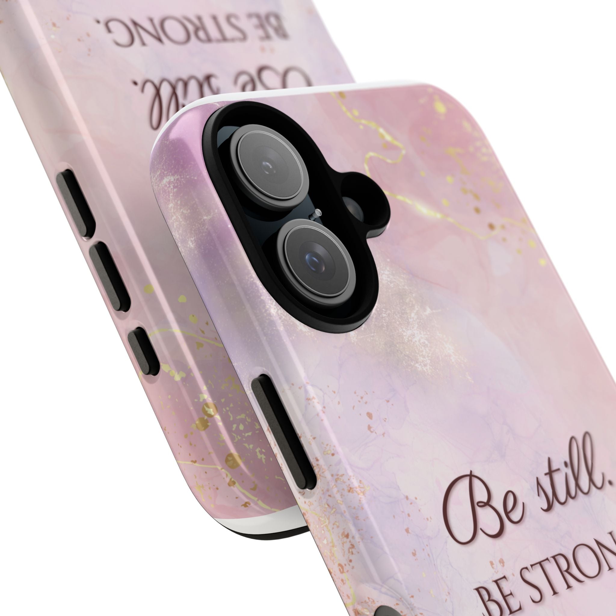 Be Still, Be Strong Marble Phone Case