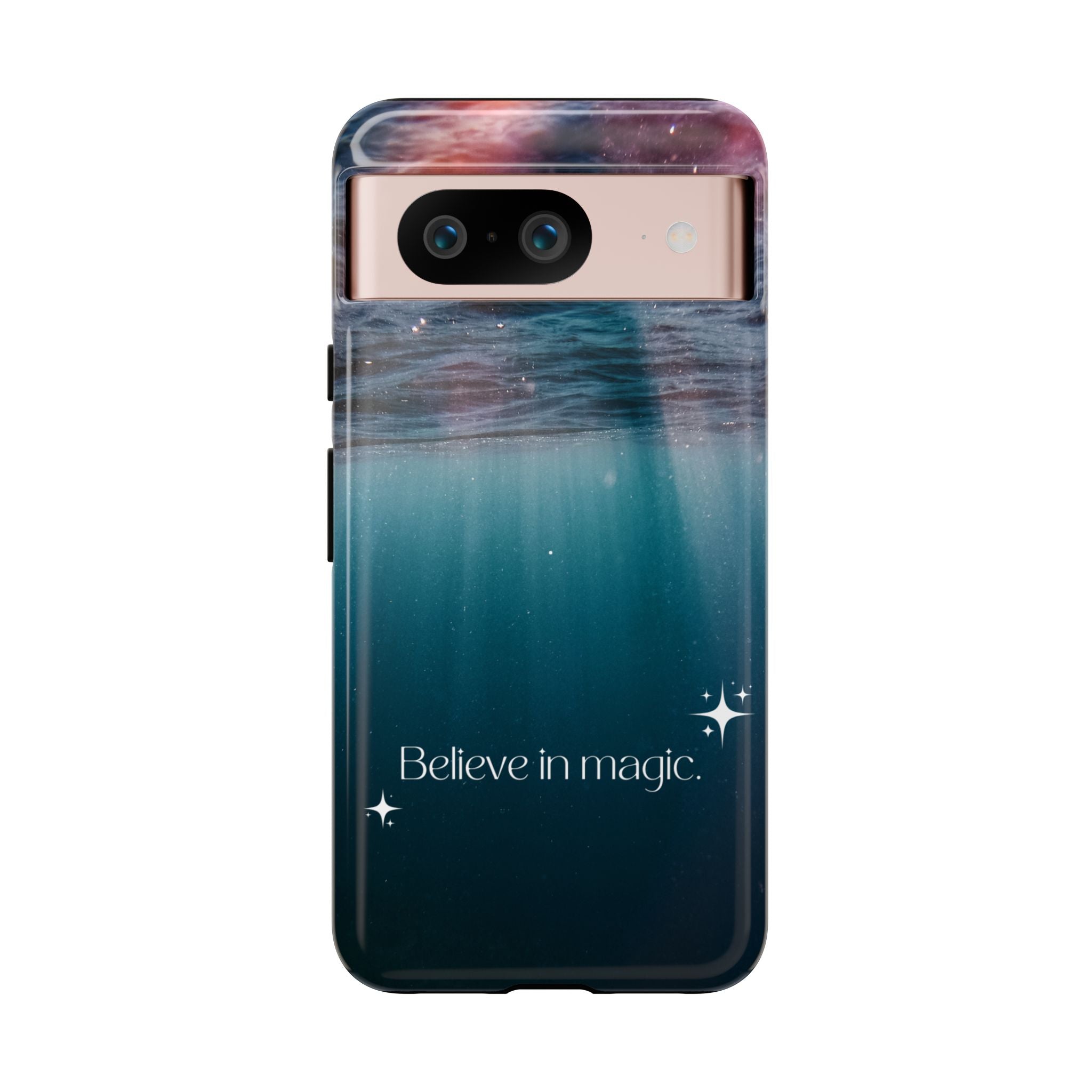 Believe in Magic Phone Case — Galaxy Ocean Phone Case